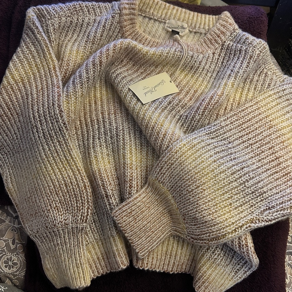 Universal Thread Multicolor Striped Sweater - Picture 6 of 6